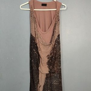 All Saints Silk and Rayon Shirt Size Medium